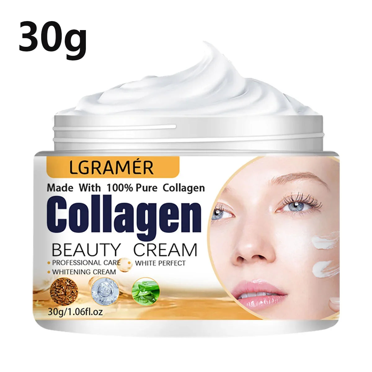 Crema antiedad con colágeno para rostro y contorno – foto 7