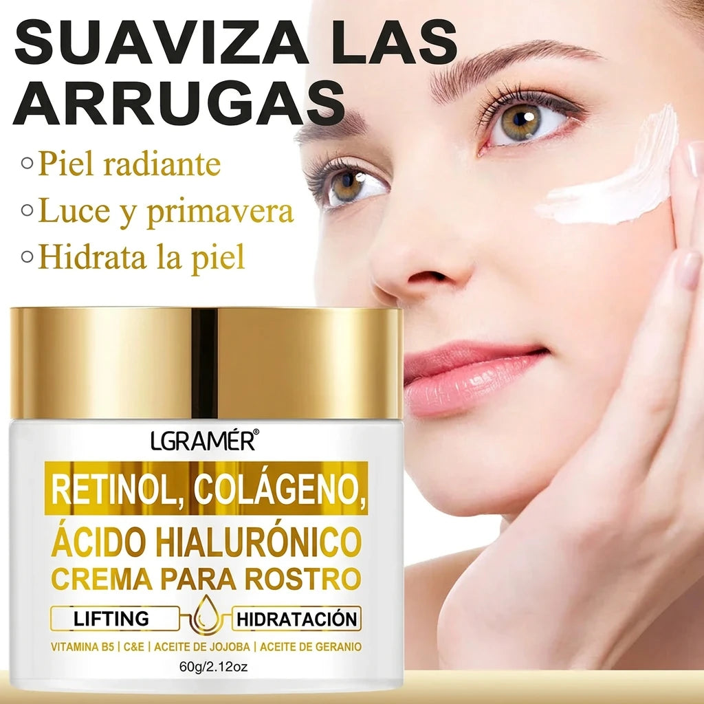 Crema de retinol con colágeno y ácido hialurónico – foto 2