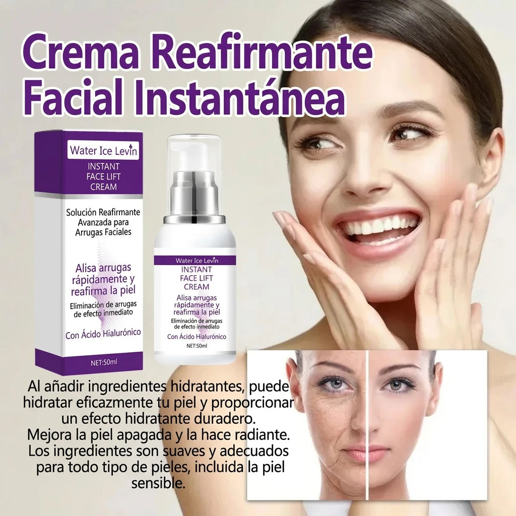 Crema efecto lifting con ácido hialurónico 50 ml – foto 3
