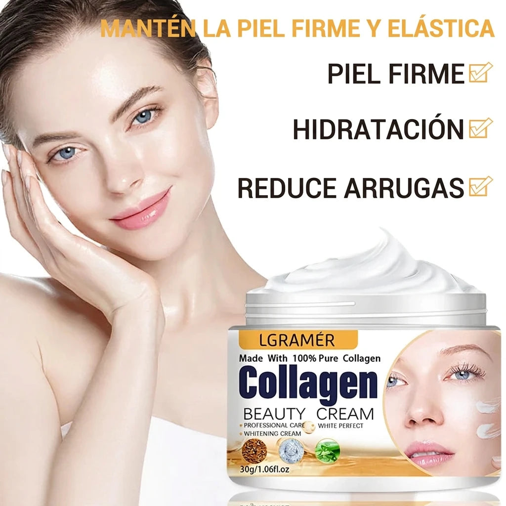 Crema antiedad con colágeno para rostro y contorno – foto 2