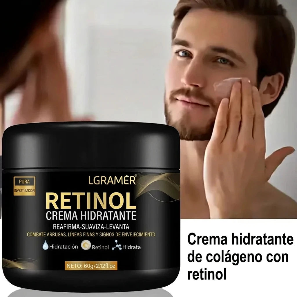 Crema hidratante con retinol para hombre 60 g – foto 2