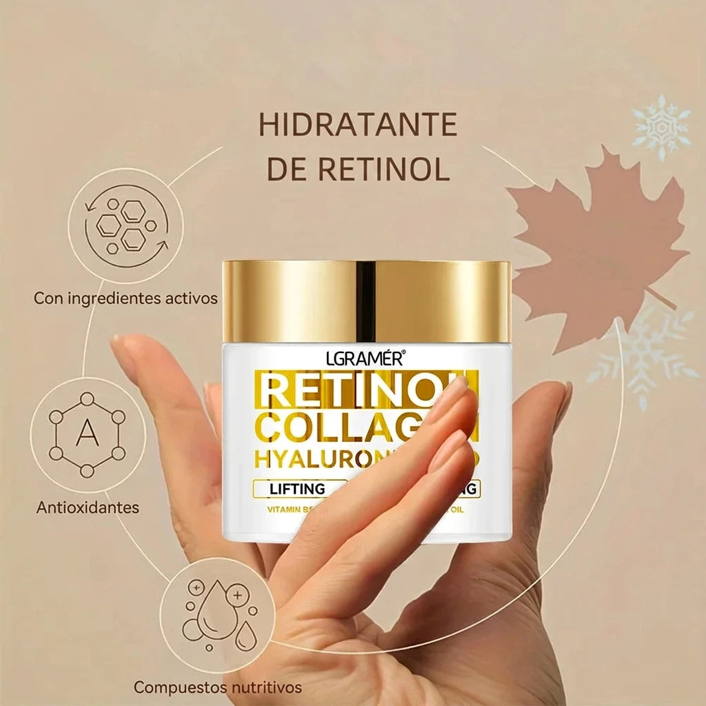 Crema de retinol con colágeno y ácido hialurónico – foto 4