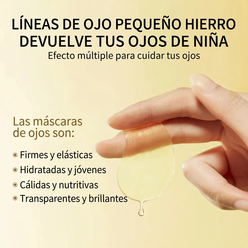 Parches de ojos de aguacate y oro – foto 4