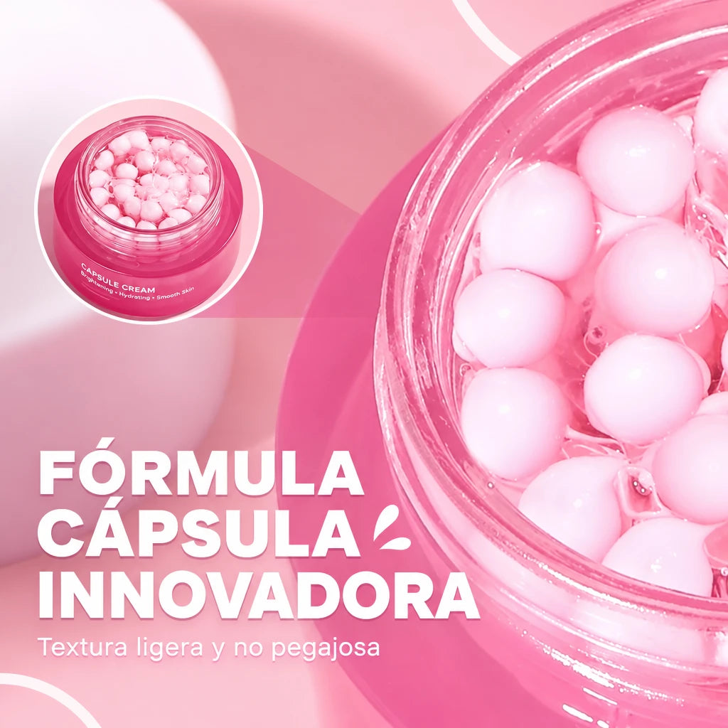 Crema de cápsulas rosas con PDRN y colágeno – foto 4