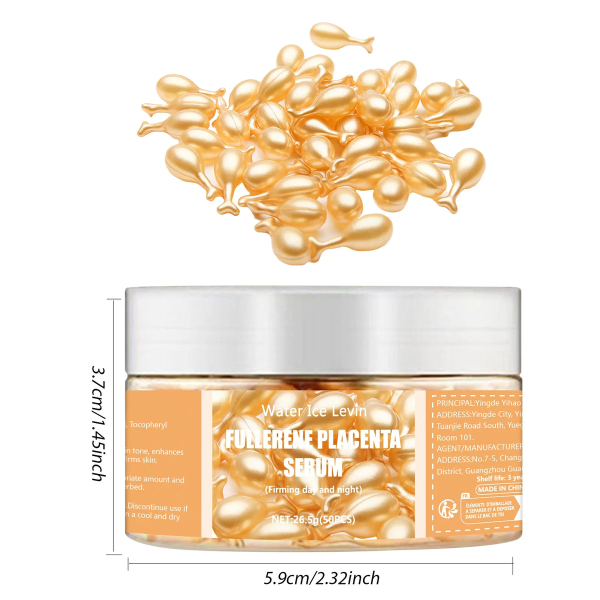 Cápsulas de sérum con fullereno y colágeno – foto 4