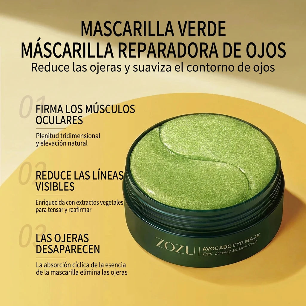 Parches de ojos de aguacate y oro – foto 2