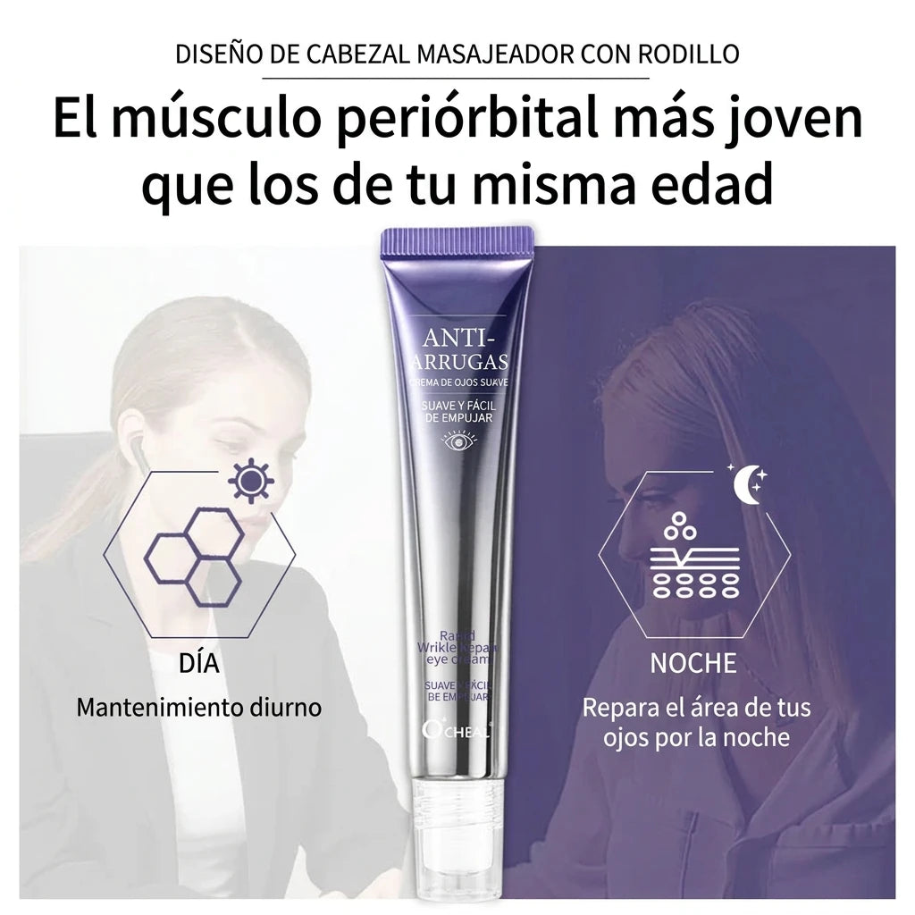 Crema contorno de ojos con roll-on masajeador – foto 2