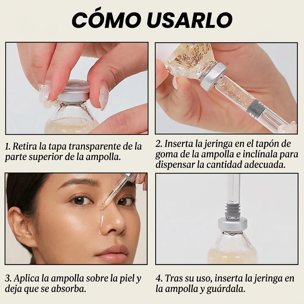 Ampolla de colágeno con hilos de seda y péptidos – foto 4