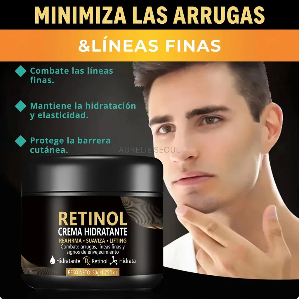 Crema hidratante con retinol para hombre 60 g – foto 3