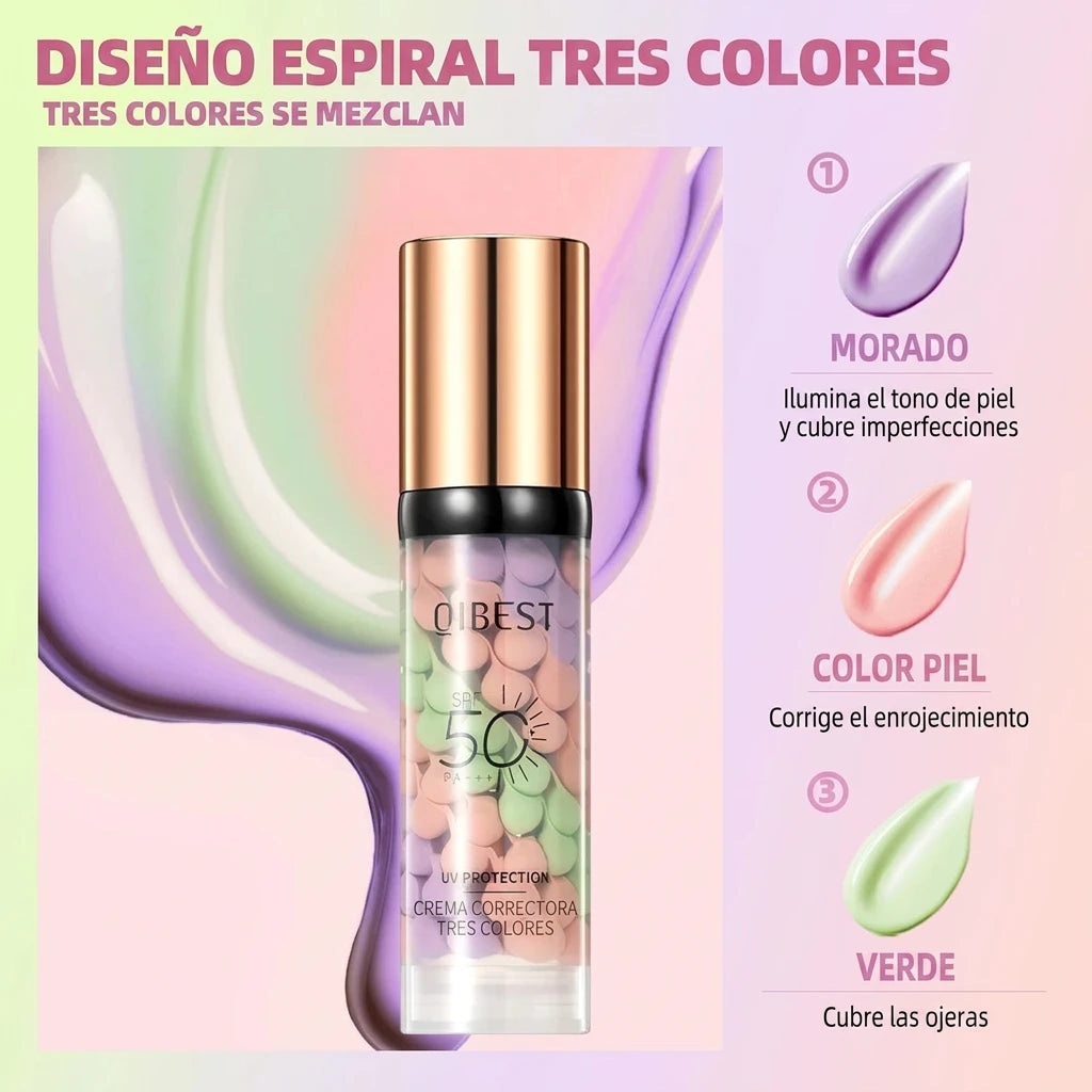 Corrector tricolor en crema – foto 3