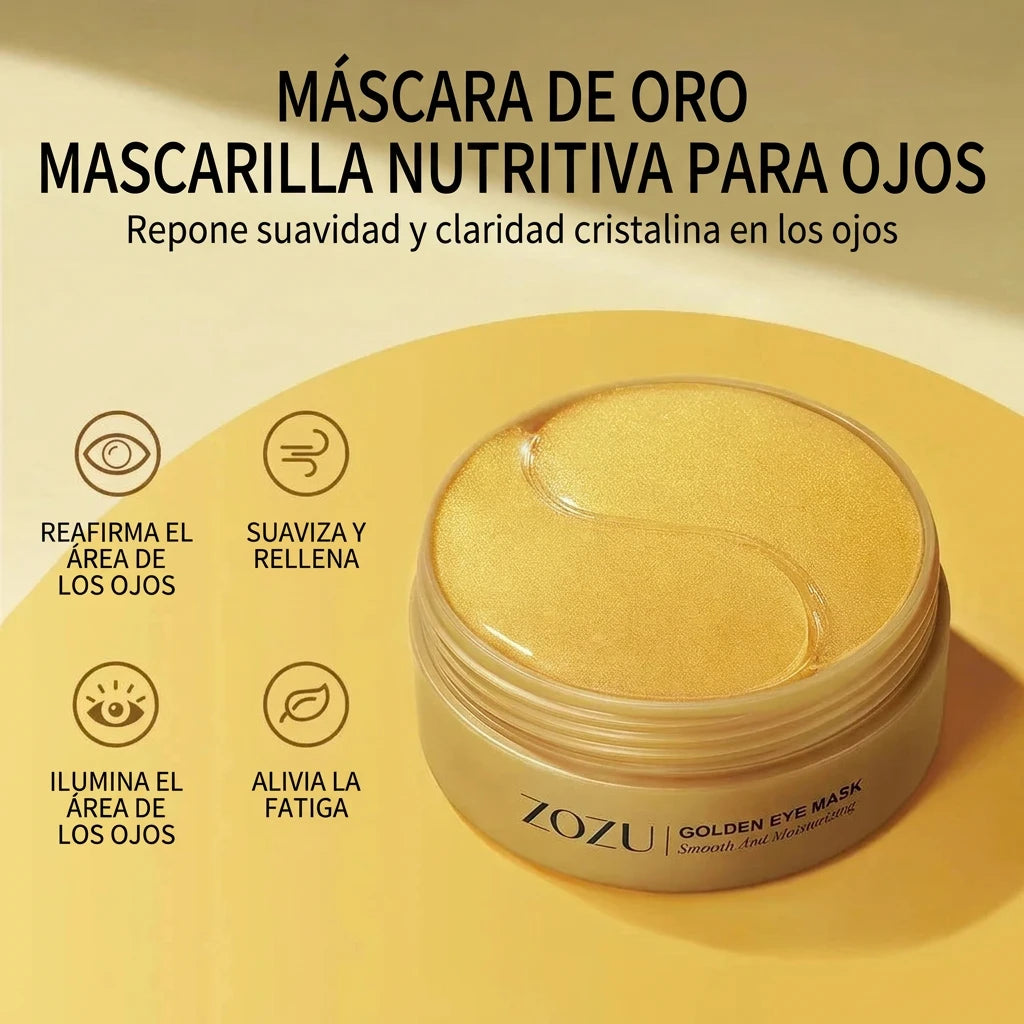 Parches de ojos de aguacate y oro – foto 3