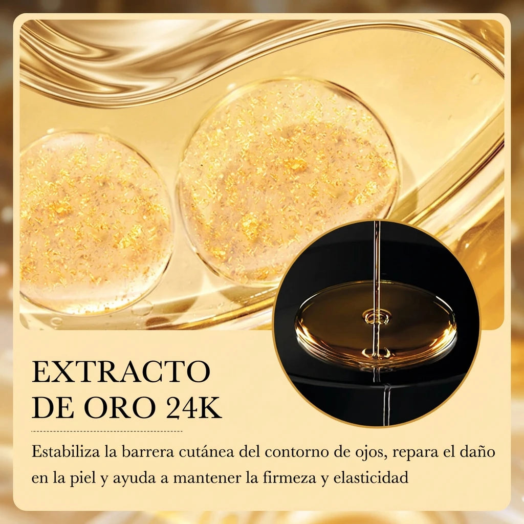 Contorno de ojos con oro 24k y ácido hialurónico – foto 2