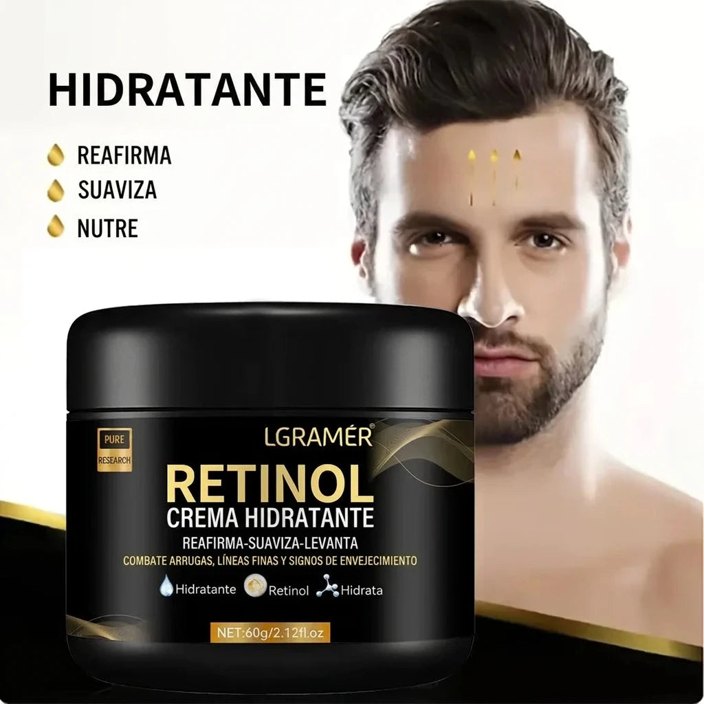 Crema hidratante con retinol para hombre 60 g – foto 4